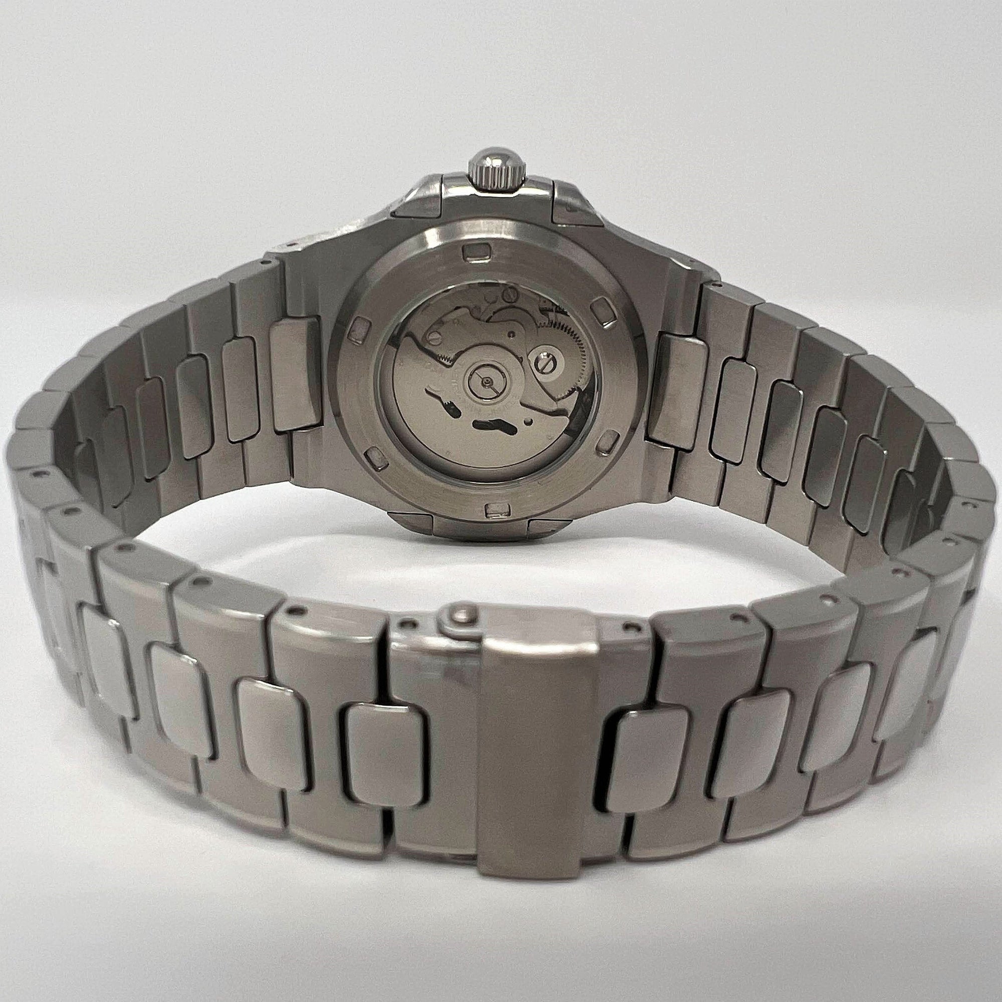 Seikonaut Special Red Edition Stainless Steel | Modern Automatic Dress Sport Watch Sapphire Crystal | Mod | Watch Mod | Custom Watch