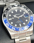 Custom Built Batman - True GMT 4 Hand - NH34 Movement - Blue and Black - 41mm - Stainless Steel - Automatic Custom Watch | Mod