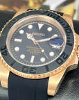 Custom Yacht Watch | Rose Gold | Men's Watch | Dive Watch | Rubber Strap | Mod | Custom Mod | Watch Mod | Diver| Bronze
