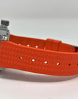 Custom Seikonaut Orange Modern Diver Watch | Turtle Dial | Rubber Dive Watch | Sport Watch | Men's Watch | NH36 Automatic Movement