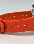 Custom Seikonaut Orange Modern Diver Watch | Turtle Dial | Rubber Dive Watch | Sport Watch | Men's Watch | NH36 Automatic Movement