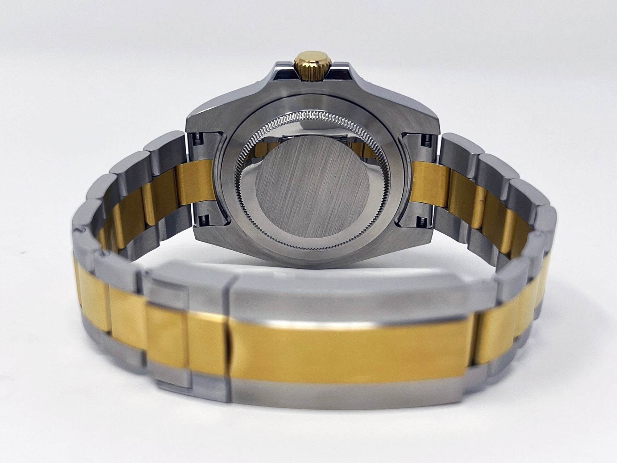 Custom Black and Gold Sub Mod | Two Tone | Sapphire Crystal | Steelsport Watch Mod | Ceramic Bezel | Custom | Yellow Gold Sub | Bluesy