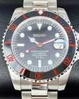 Custom Coke Zero Sub | Black Red Mod | Watch Mod | Custom Build Watch | Stainless Steel | Sub | Steel Sport | Watch Watches | 5 Mod