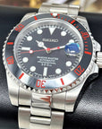 Custom Coke Zero Sub | Black Red Mod | Watch Mod | Custom Build Watch | Stainless Steel | Sub | Steel Sport | Watch Watches | 5 Mod