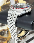 Custom Pepsi - 4 Hand GMT - Blue and Red - with NH34 movement - 41mm - Dual Two Timezone - Automatic Custom Watch - Watch Mod