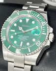 Custom Hulk Sub Watch - Green Sunburst Green Bezel | Stainless Steel Sport | Sapphire Crystal | NH35 Movement | Mod | Watch Mod