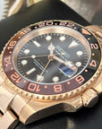 Custom Rootbeer Luxury GMT - 4 Hand Watch | Copper Rose Gold | NH34 Automatic 41mm | Two Timezone | Custom Watch | Bronze Watch Mod