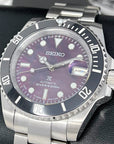 Iridescent Ocean Pearl Sub Custom Watch | Custom Mod | Purple | Mod | Watch Mod | Mother of Pearl MOP | Men's Watch | Sub
