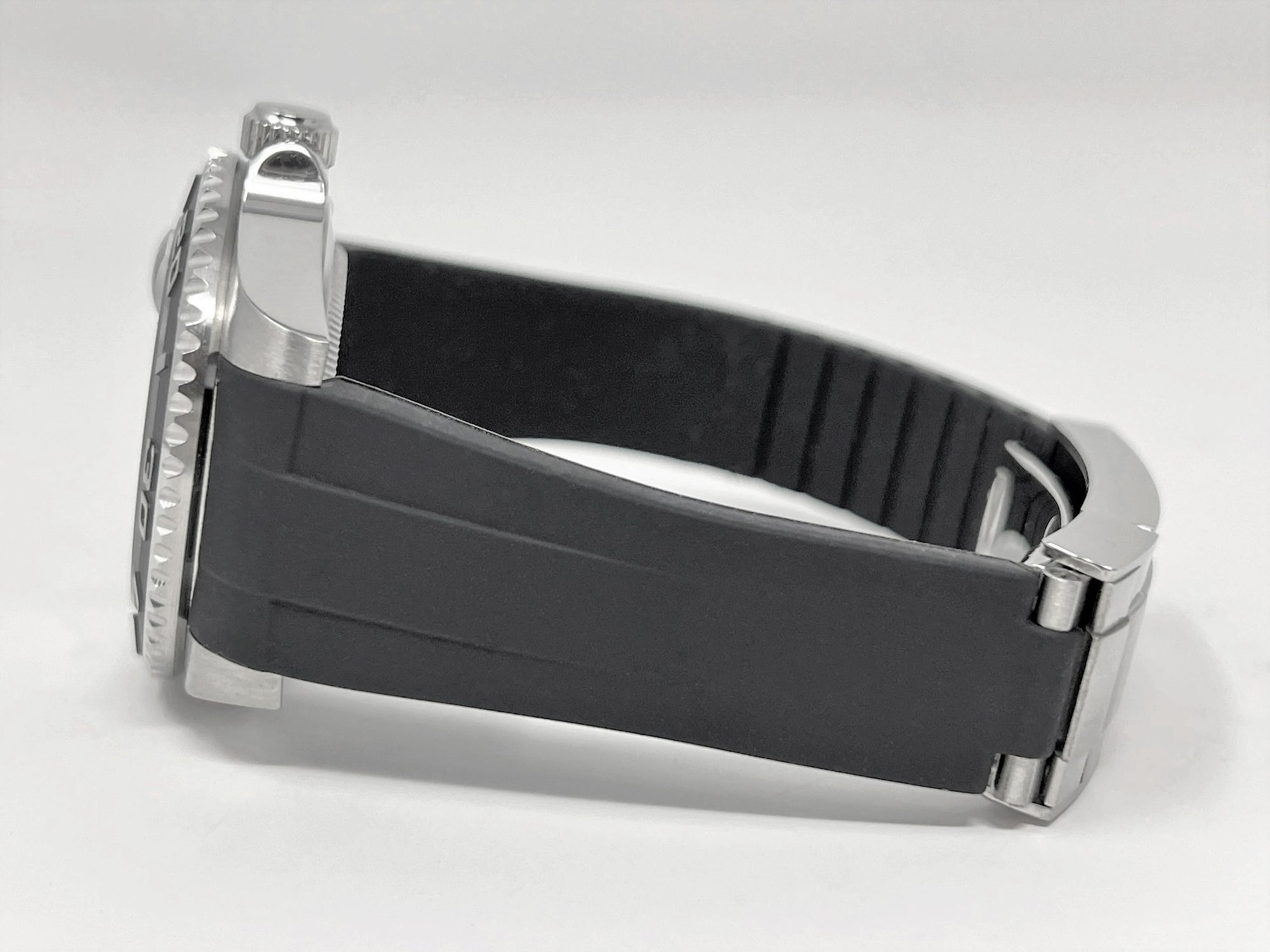 Custom Yacht | Stainless Steel | Men's Watch | Dive Watch | Rubber Strap | Mod | Custom Mod | Watch Mod | Silver Diver