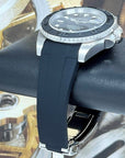 Custom Yacht | Stainless Steel | Men's Watch | Dive Watch | Rubber Strap | Mod | Custom Mod | Watch Mod | Silver Diver