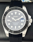 Custom Yacht | Stainless Steel | Men's Watch | Dive Watch | Rubber Strap | Mod | Custom Mod | Watch Mod | Silver Diver