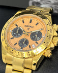 Gold Daytona - Luxury Chronograph | Chrono | Mecaquartz | Mens | Sport Watch | VK63 Quartz | Daytona | Cosmograph