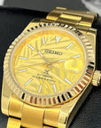 Palm Gold on Gold Datejust | 36mm | Fluted Bezel | Jub | Date | NH35 | Mod | Watch Mod | Custom Watch