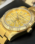 Palm Gold on Gold Datejust | 36mm | Fluted Bezel | Jub | Date | NH35 | Mod | Watch Mod | Custom Watch