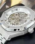 Seikoak Skeleton | Modern Stainless Steel | Luxury Watch | Ghost Mod | Watch Mod | Open Heart | Open Case Watch | Transparent