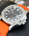 Custom Seikonaut Orange Modern Diver Watch | Turtle Dial | Rubber Dive Watch | Sport Watch | Men's Watch | NH36 Automatic Movement