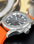 Custom Seikonaut Orange Modern Diver Watch | Turtle Dial | Rubber Dive Watch | Sport Watch | Men's Watch | NH36 Automatic Movement