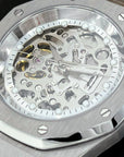 Seikoak Skeleton | Modern Stainless Steel | Luxury Watch | Ghost Mod | Watch Mod | Open Heart | Open Case Watch | Transparent