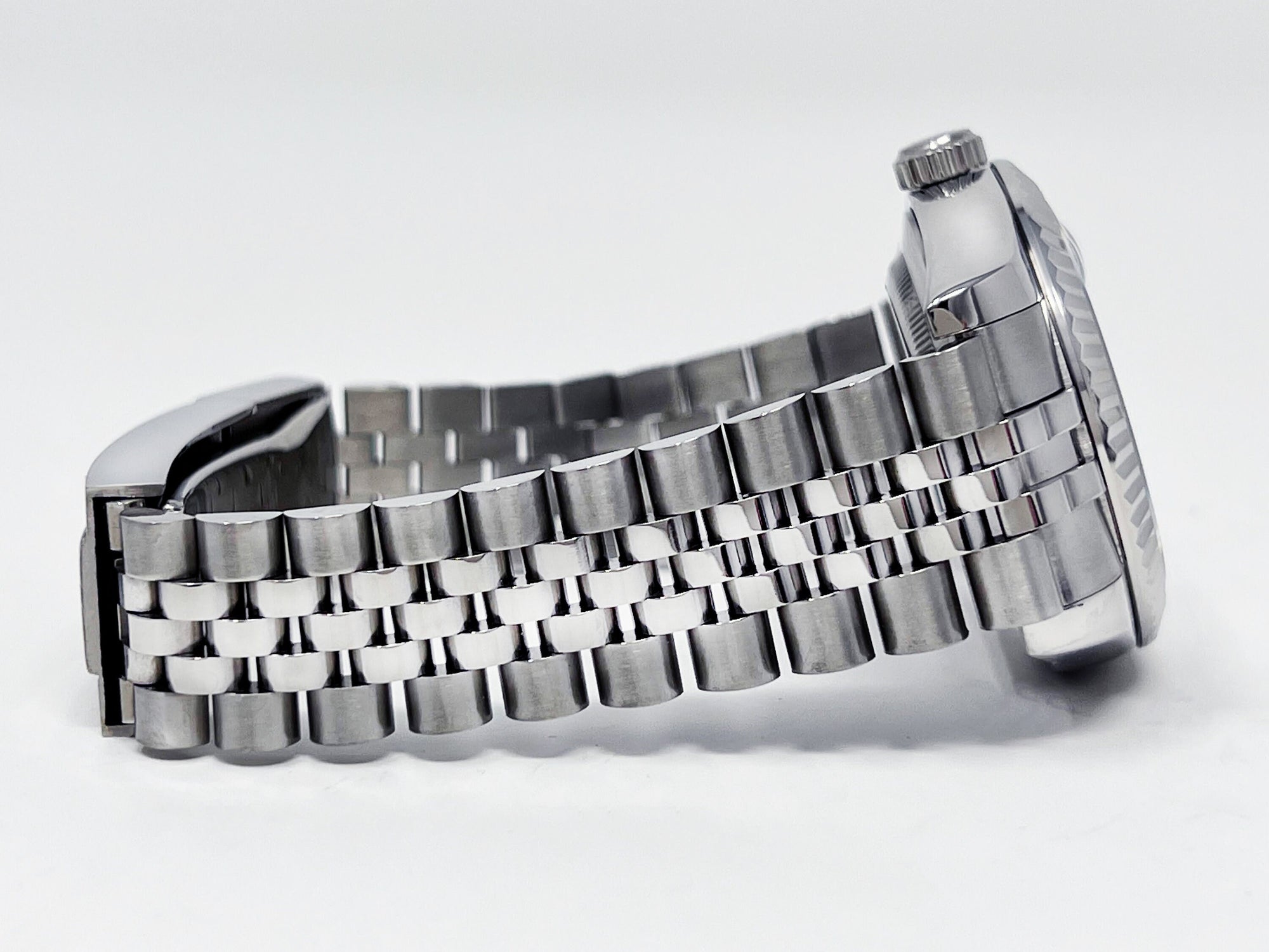 Luxury Black Datejust 39mm | Fluted Bezel | Jub | Date | NH35 | Mod | Watch Mod | Custom Watch | Prospex | DJ39 | Automatic