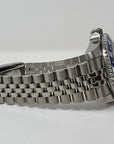 Custom White Pepsi GMT | Watch Mod | Mod | Stainless Steel Sport Watch | Custom NH35 Movement | Blue Red | Jub Strap | Sapphire