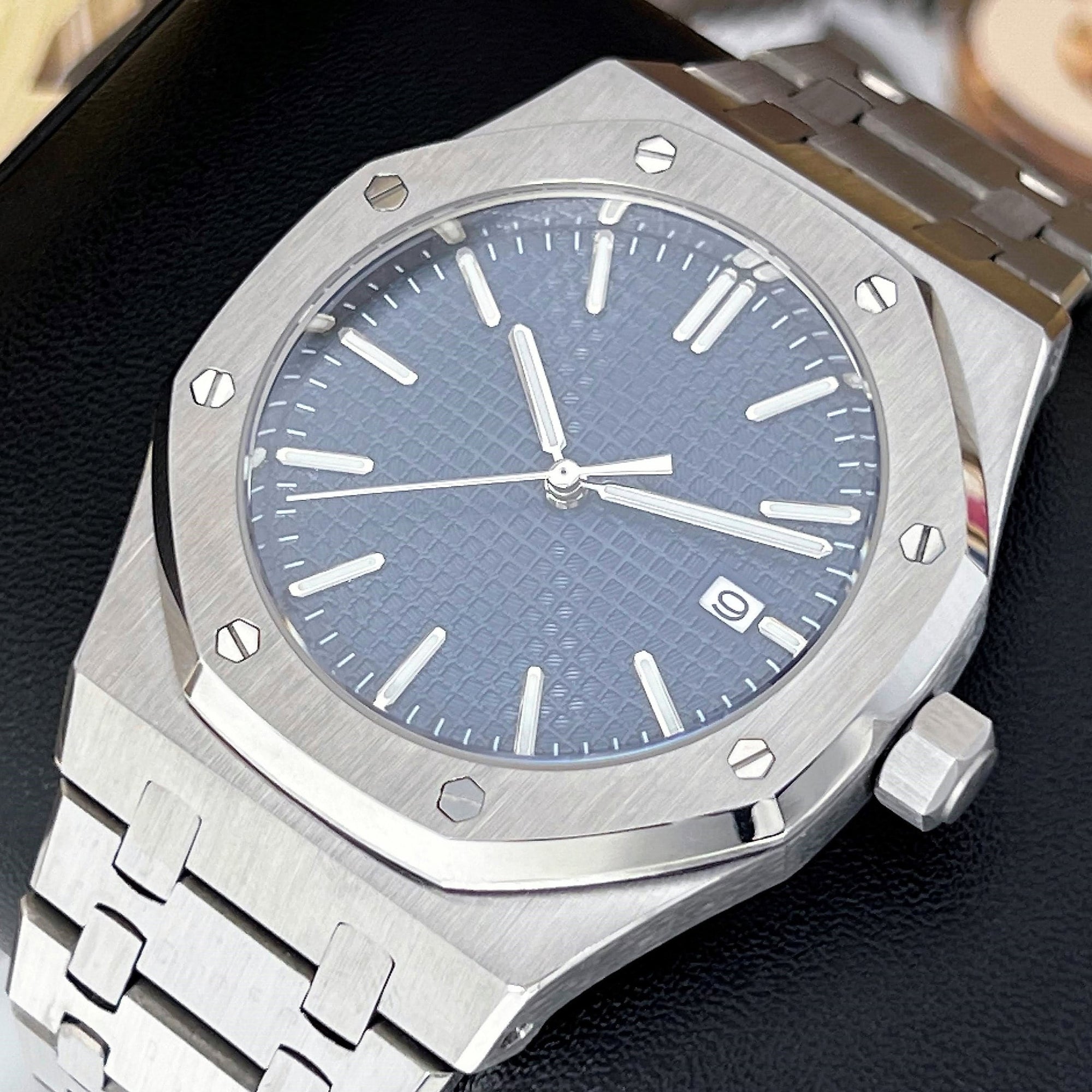 Seikoak - Royal Blue Watch | Seiko Mod | Blue Dial | Watch Mod | Custom Watch | NH35 Automatic Movement | 42mm | Steel Sport | Timepiece