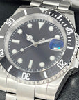 Custom Sub Black | Stainless Steel | Sapphire | Oyst Bracelet | Ceramic Bezel Mod | Watch Mod | with NH35 Movement