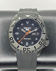 Custom Stealth Blackout Yacht | SKX007 | Men's Watch | Dive Watch | Rubber Black | Mod | 100M | Custom Mod | Watch Mod | Diver