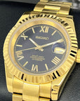 Gold and Black 39mm Datejust | Roman Numeral | Buckley | Fluted Bezel | Oyst | NH35 | Mod | Watch Mod | Custom Watch | DJ39