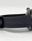 Custom Stealth Blackout Yacht | SKX007 | Men's Watch | Dive Watch | Rubber Black | Mod | 100M | Custom Mod | Watch Mod | Diver