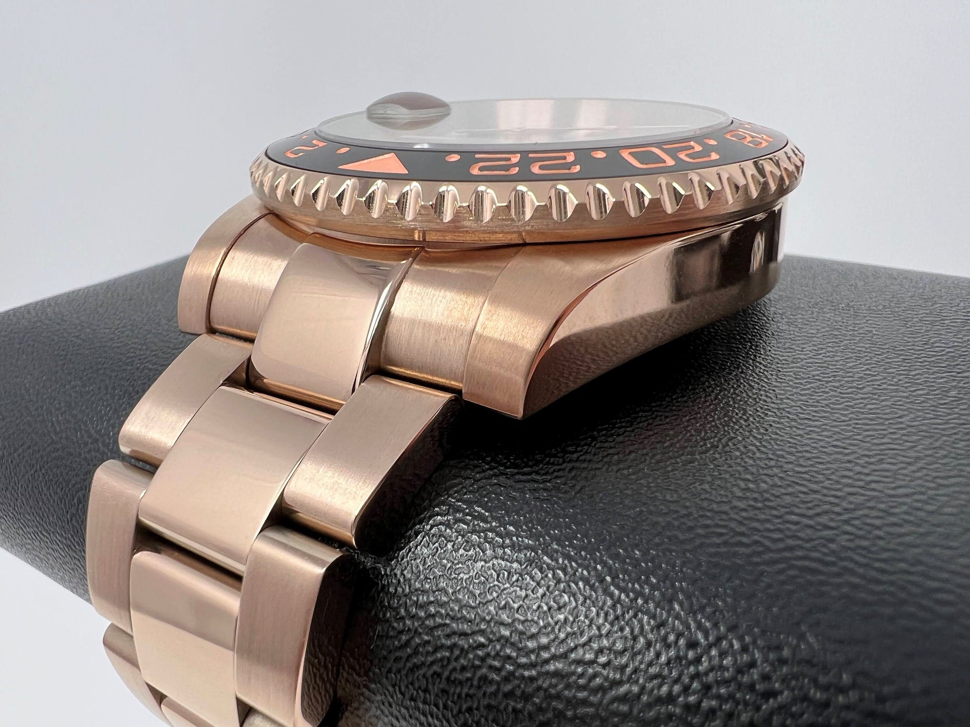 Custom Rootbeer GMT | Stainless Steel Sport Watch | Bronze Watch | Gold Watch | Rose Gold | Mod | Watch Mod | Mens Women