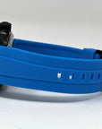 Custom Stealth Blackout Yacht | SKX007 | Men's Watch | Dive Watch | Blue Rubber | Mod | 100M | Custom Mod | Watch Mod | Diver