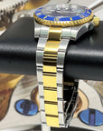 Custom Two Tone Bluesy Ocean Pearl Sub | Diver Watch | Purple | Mod | Watch Mod | Marine Dive Style Watch | Men's Watch | Sub