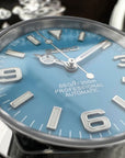 Custom Baby Blue Exp | Stainless Steel Watch | 36mm | Automatic Watch | NH35 Movement | Mod | Watch Mod | Sky Light Blue