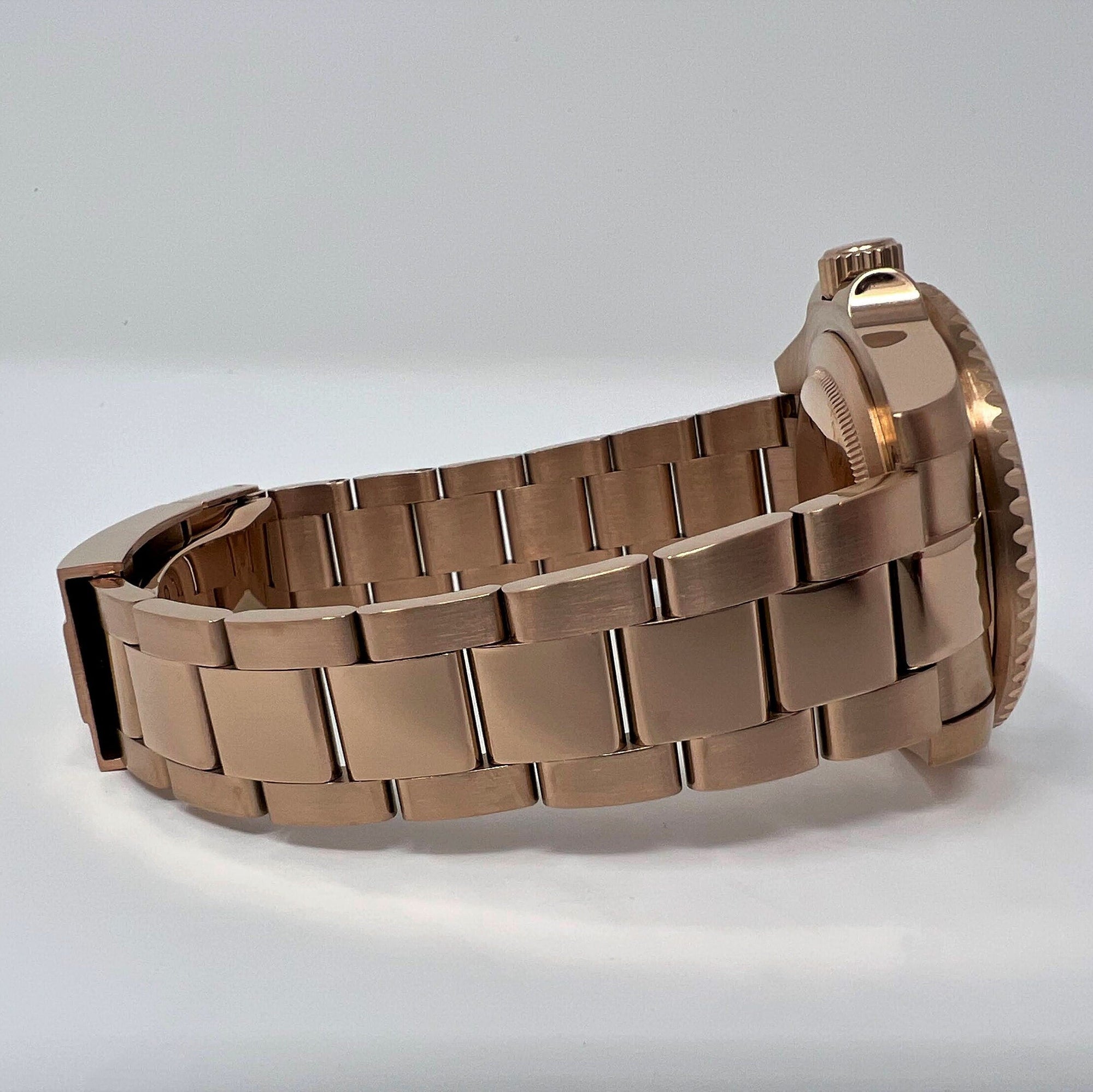 Custom Rootbeer GMT | Stainless Steel Sport Watch | Bronze Watch | Gold Watch | Rose Gold | Mod | Watch Mod | Mens Women