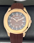 Seikonaut - Brown with Rose Gold on Rubber - Modern Automatic Dress Sport Watch | Watch Mod | Mod | Custom Mod | Custom Built Watch
