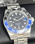 Custom Batman Stainless Steel Sport Watch | Sapphire Crystal | Watch Mod | Sub | Sub Dive Watch with NH35 Automatic Movement