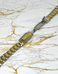 Yellow Gold and Two Tone Watch Strap | Stainless Steel | 20mm | Watch Band | Easy Glide | Quick Adjust Clasp | 904L | Watch Strap | Band