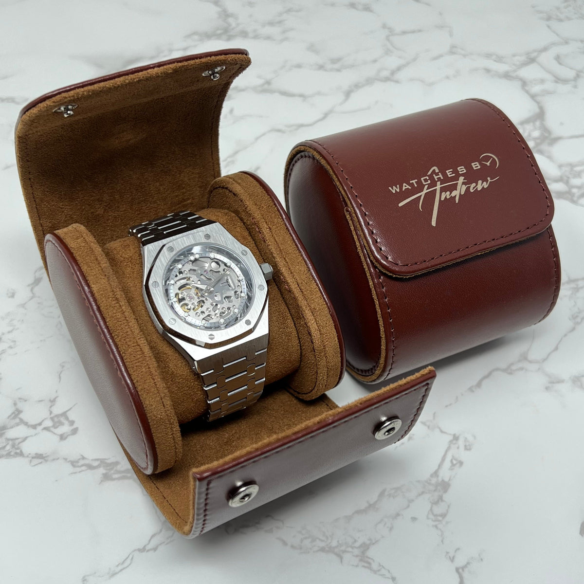 Luxury Leather Watch Roll