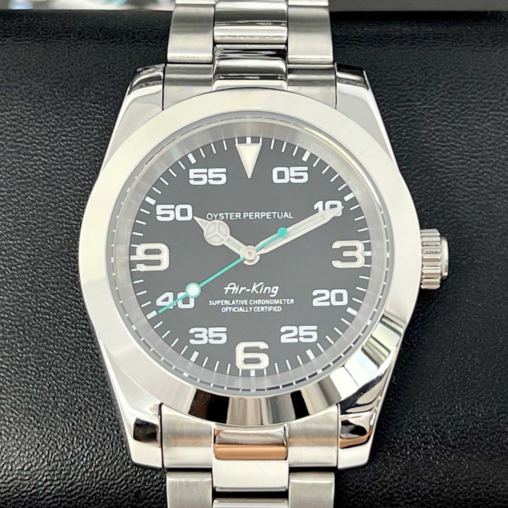 Custom Air King Watch | 40mm NH35 Automatic Mod | Seiko Mod