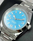 Custom Baby Blue Exp | Stainless Steel Watch | 39mm | Automatic Watch | NH35 Movement | Mod | Watch Mod | Sky Light Blue