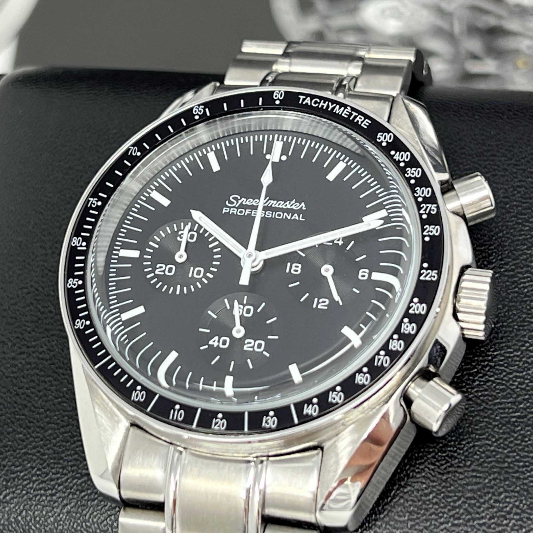 Custom Speedy Chronograph Watch | VK63 Mod Dive Watch