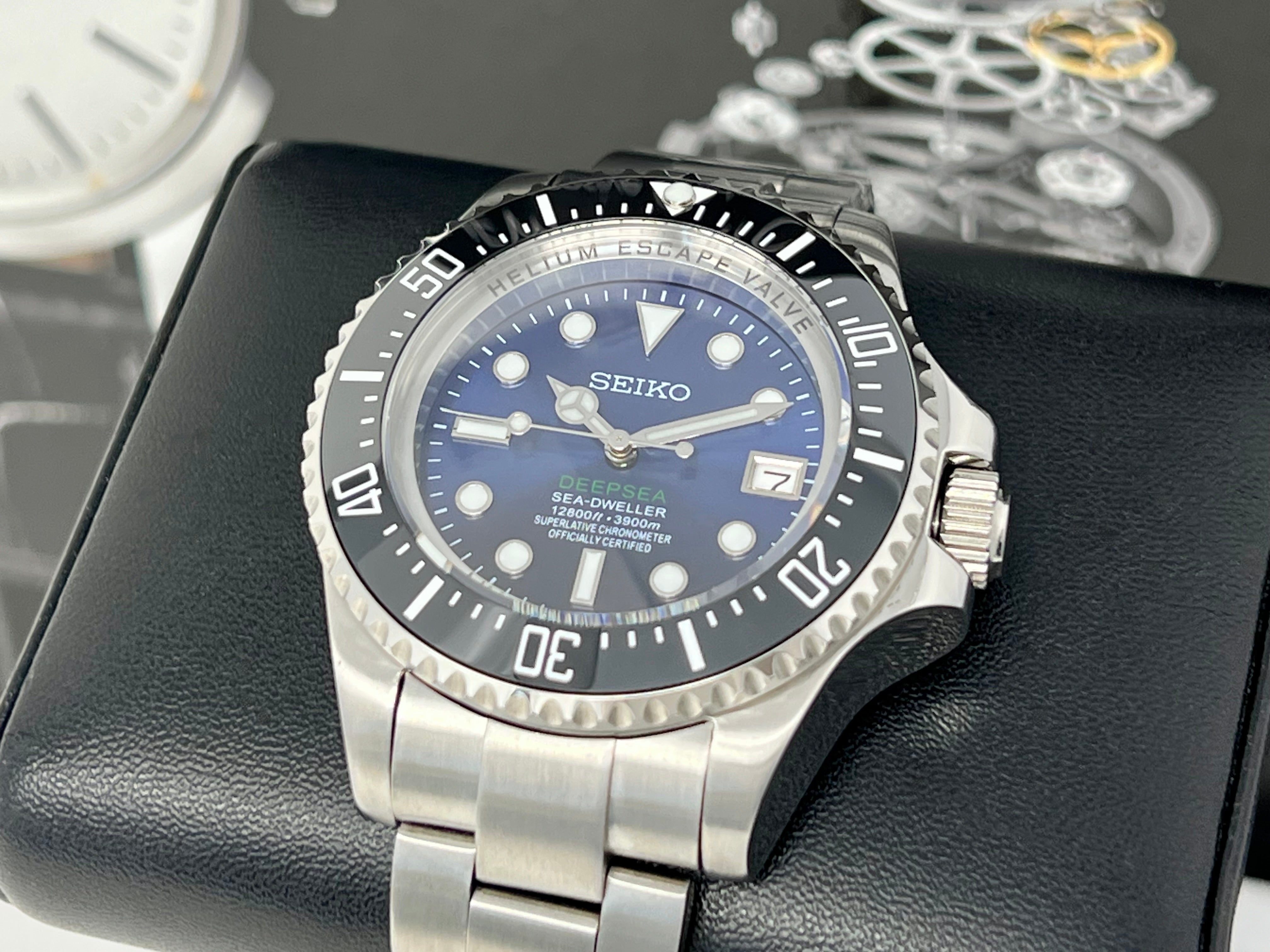 Custom Seiko Deepsea Diver Watch | James Cameron | Sapphire