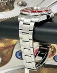 Custom Red Submariner Watch | "Iron Man" | Sapphire Crystal | Red Bezel | Red Dial Watch Mod | Seiko NH35 Automatic
