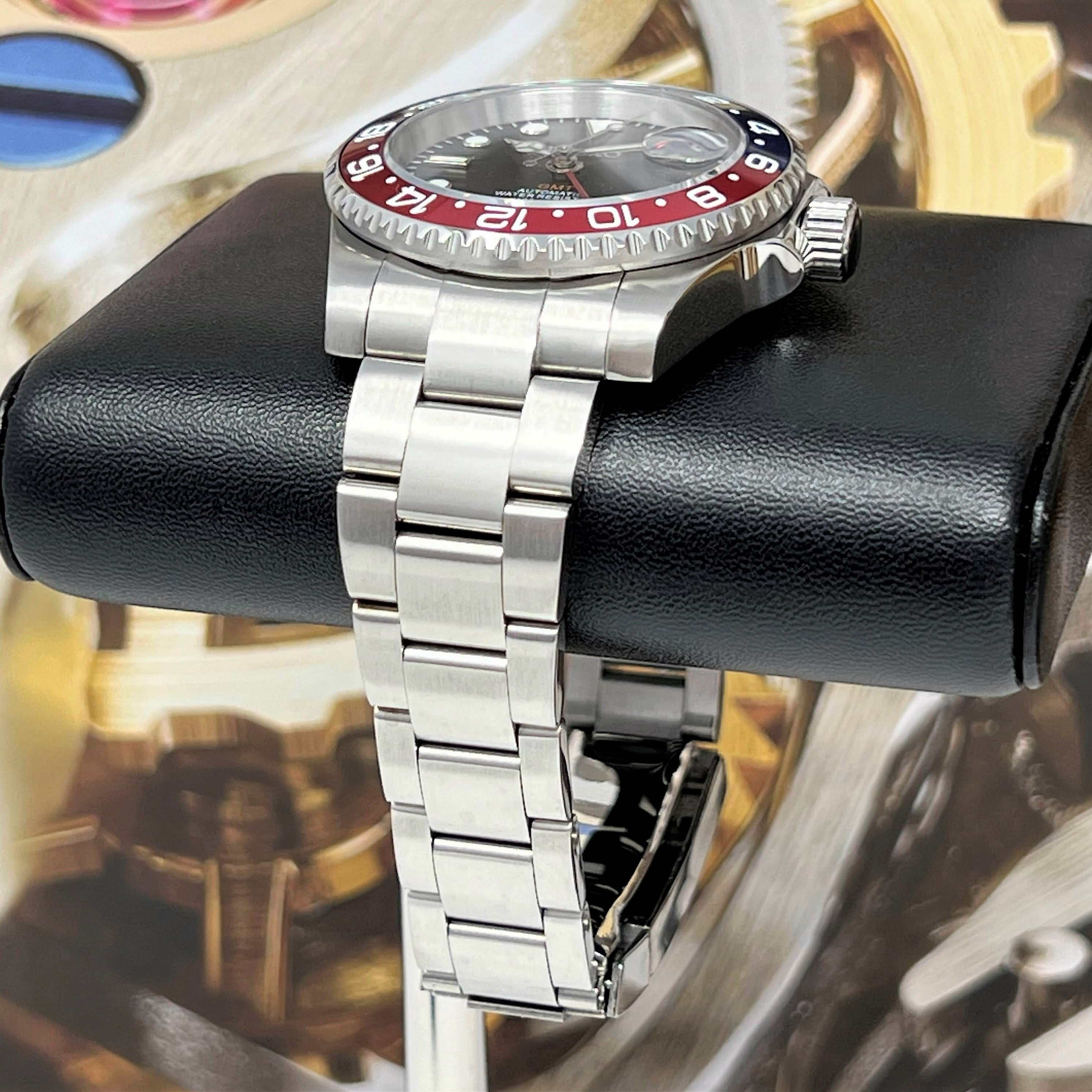 nh35 modカスタム ペプシ Custom White Pepsi GMT | Watch Mod