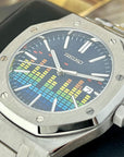Seikoak Music Edition - Unique Equalizer Watch | Tapisserie Dial | Seiko Mod | Watch Mod | NH35 Automatic Movement | Blue Dial