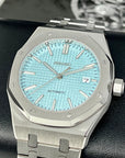 Seikoak - Sky Blue Watch | Seiko Mod | Sky Blue Dial | Watch Mod | Custom Watch | NH35 Automatic Movement | 42mm | Steel Sport | Timepiece