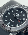 Custom Yachtmaster Seiko 5 Mod - All Black | Stainless Steel | Men's Watch | Seiko Mod | Watch Mod
