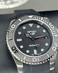 Custom Yachtmaster Seiko 5 Mod - All Black | Stainless Steel | Men's Watch | Seiko Mod | Watch Mod
