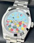 Custom Bubble Celebration Watch Mod | 36mm or 39mm | Luxury Automatic Seiko Mod Watch | NH35 Automatic Movement