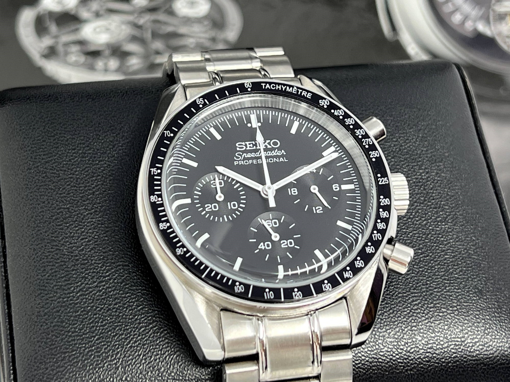 Custom Seiko Speedy | Chronograph | Seiko Mod | Watch Mod | Custom Watch | Diver | Dive Watch | Mecaquartz VK63 | Speedmaster